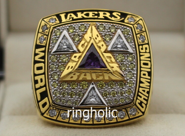 2002 Los Angeles Lakers NBA Championship Ring. Basketball, Lot #81635