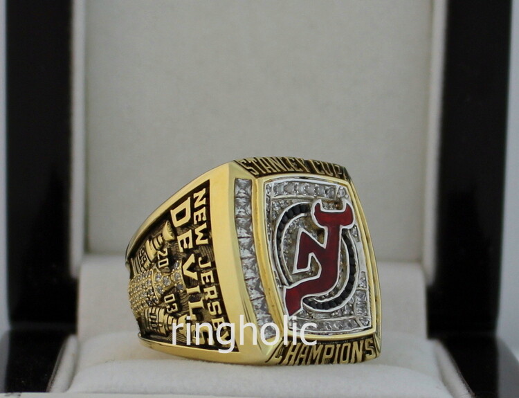2003 New Jersey Devils Stanley Cup Ice Hockey Championship Ring