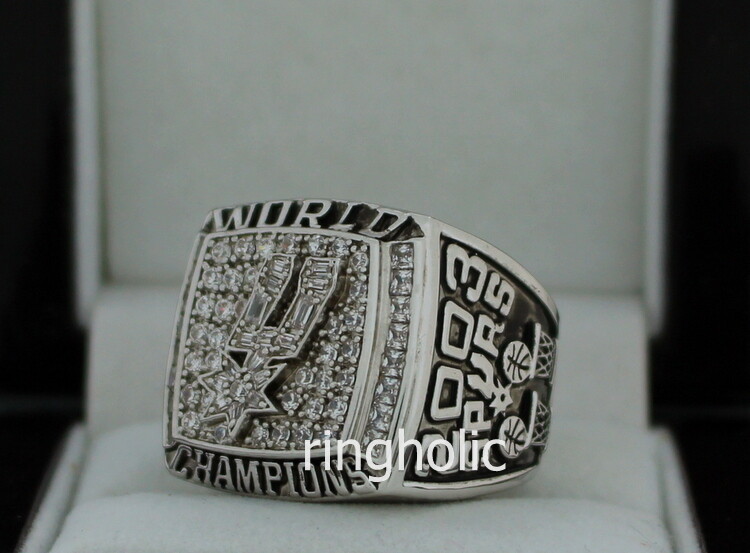 San Antonio Spurs 2003 Tim Duncan NBA championship ring replica - MVP Ring
