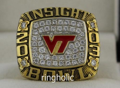 2003 Virginia Tech Hokies NCAA Insight Bowl Championship Ring