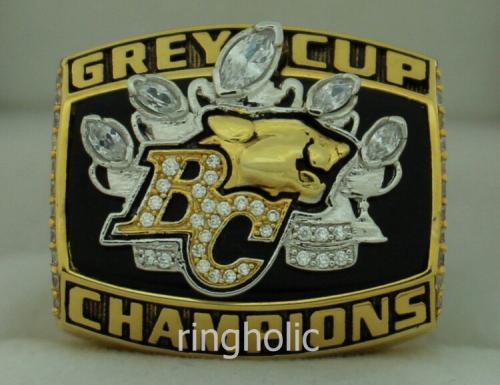 2006 BC Lions CFL The 94th Grey Cup Championship Ring