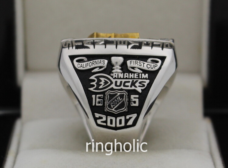 2007 ANAHEIM DUCKS  Stanley Cup Champions   RING SiZE 12 