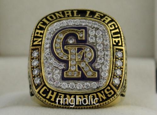 2007 Colorado Rockies NL National League World Series Championship Ring