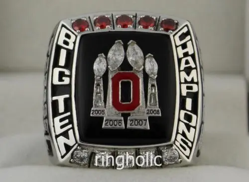 2008 OSU Ohio State Buckeyes NCAA Big Ten Championship Ring