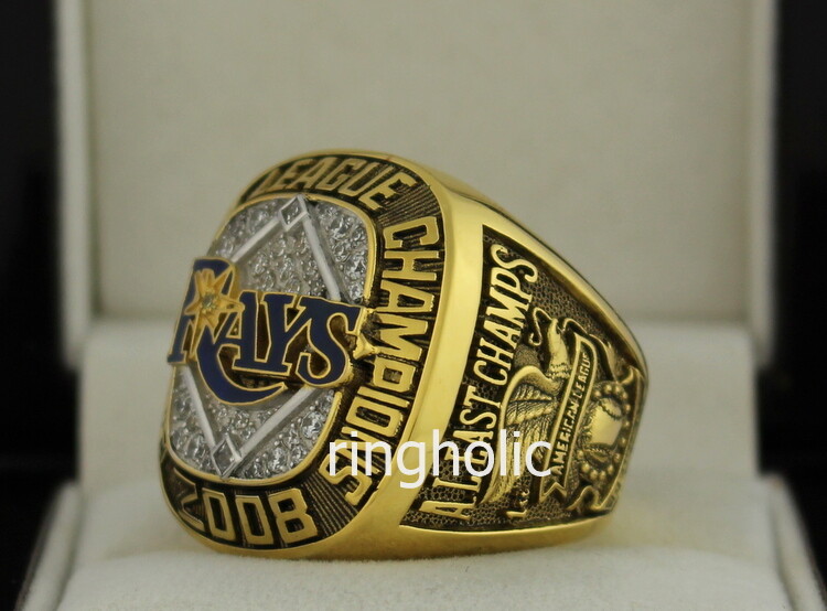 2008 Tampa Bay Rays American League Championship Ring. Baseball