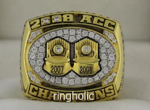 2008 Virginia Tech Hokies NCAA ACC Championship Ring