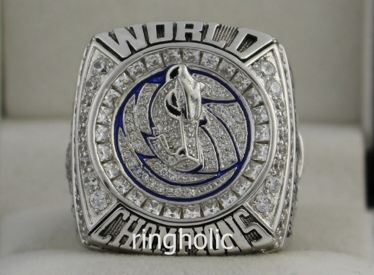 Dallas Mavericks Logo Ring Mavs Blue Silver Ring Size 4 - 17 #nba #mavericks #basketball 6