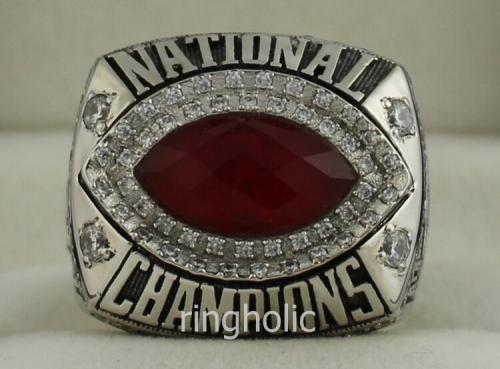 2012 Alabama Crimson Tide Allstate BCS National Championship Ring