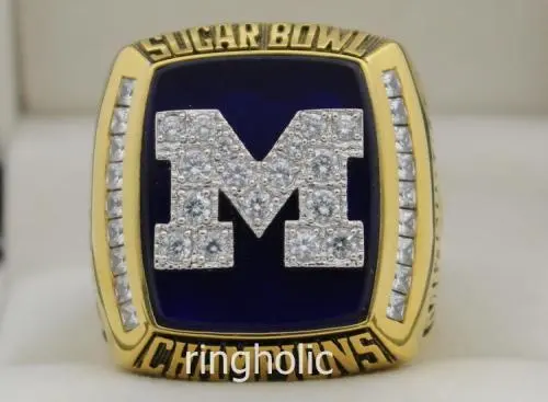 2012 Michigan Wolverines NCAA Sugar Bowl National Championship Ring