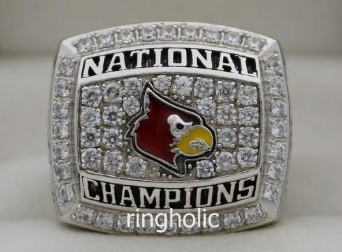 2013 Louisville Cardinals NCAA Big East National Championship Ring