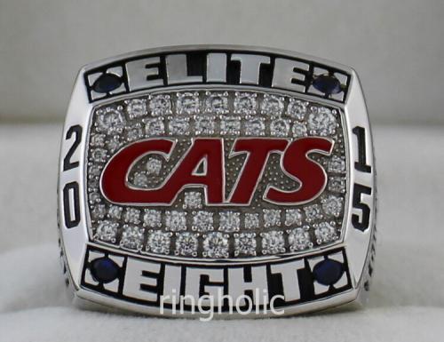 2015 Arizona Wildcats Elite Eight Pac-12 Men's Basketball Tournament Championship Ring