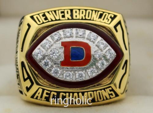Denver Broncos 1977 AFC Championship Ring