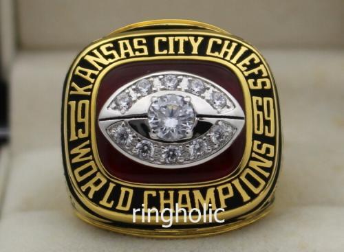 Kansas City Chiefs 1969 NFL Super Bowl Championship Ring