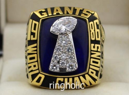 New York Giants 1986 NFL Super Bowl Championship Ring