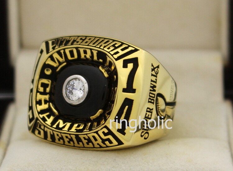 1974 Pittsburgh Steelers Super Bowl IX Championship Ring Presented, Lot  #80095