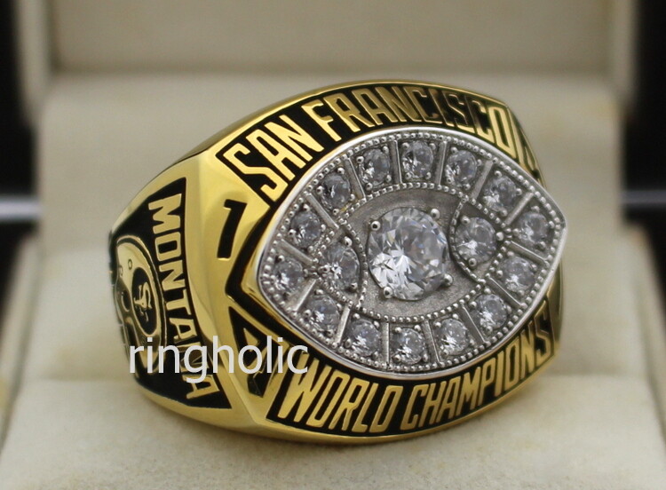 San Francisco 49ers 1981 Joe Montana Super Bowl NFL championship ring - MVP  Ring