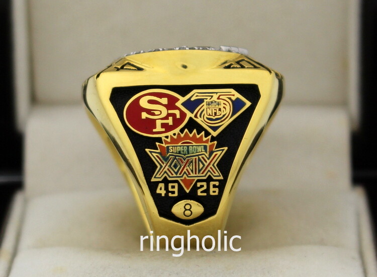 NFL 1994 Super Bowl XXIX San Francisco 49Ers Championship Replica Ring