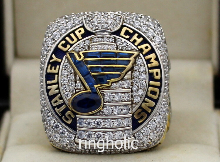 Sterling Silver St. Louis Blues 2019 Stanley Cup Necklace