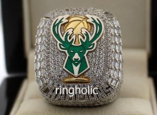 Milwaukee-Bucks-2021-Men's-Basketball-Ring-Replica