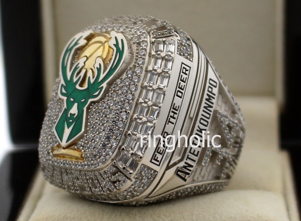 Milwaukee Bucks NBA Championship Ring Replica (2021) - Premium Series –  Rings For Champs