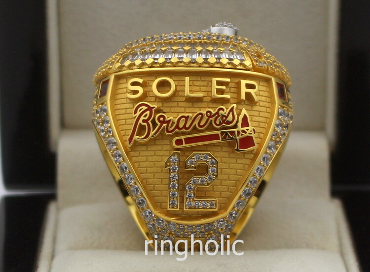 Atlanta Braves 2021 World Series Championship Ring Replica