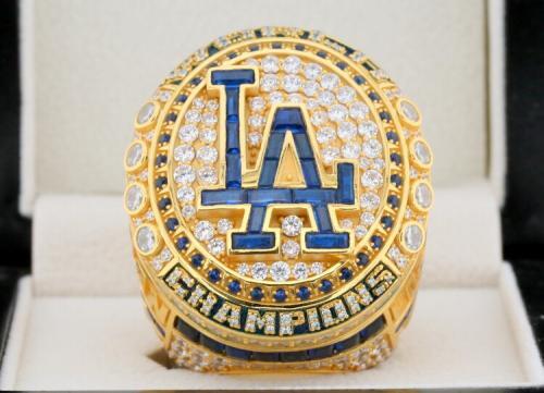 Los Angeles Dodgers 2024 World Series Championship ring front view
