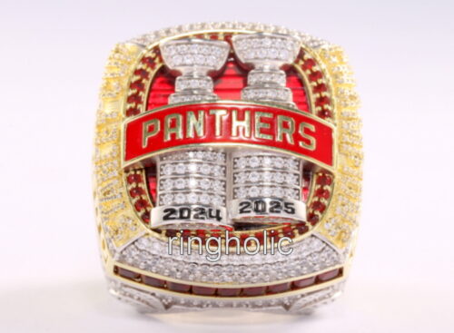 Florida Panthers 2025 Stanley Cup Championship Ring front detail